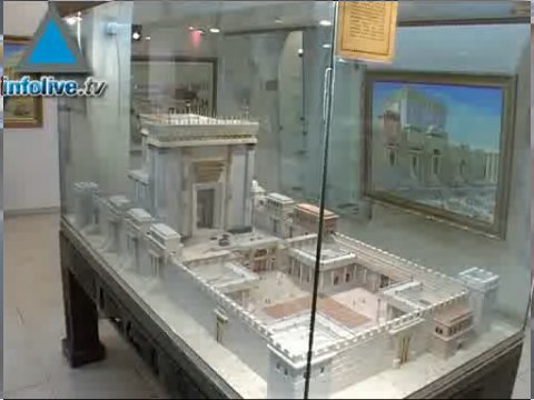 Model on This Miniature Model Of The Third Temple Sits At The Temple Institute