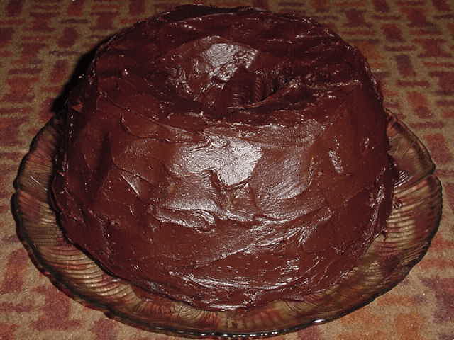 Chocolate Cake, Frosted