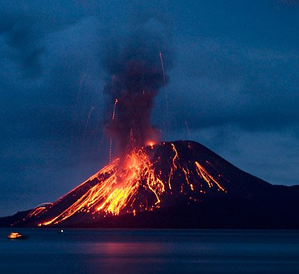 Anak Krakatau Volcano Eruption: November 8, 2007