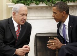 Prime Minister Netanyahu and President Obama at the White House