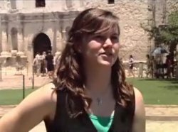 Angela Hildenbrand, Valedictorian of Medina Valley High School in Castroville, Texas