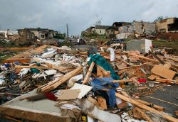 Demolished neighborhood in Birmingham, Alabama