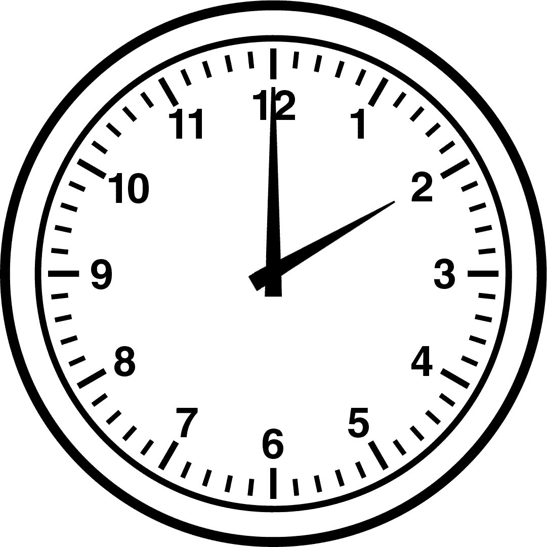 clipart two o'clock - photo #5