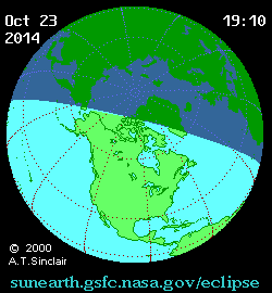 Partial Solar Eclipse October 23, 2014