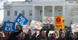 Protests against the Keystone pipeline