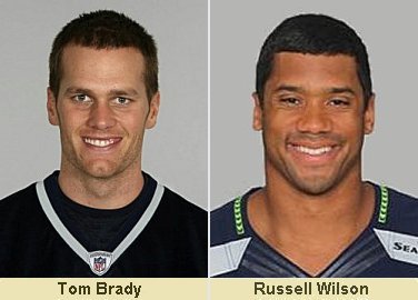 Tom Brady, Patriots Quarterback / Russell Wilson, Seahawks Quarterback