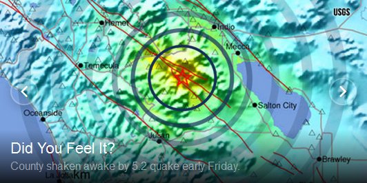 5.2 Borrego Springs earthquake