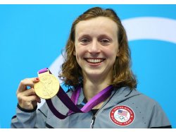 Katie Ledecky, women's 800m freestyle gold medalist