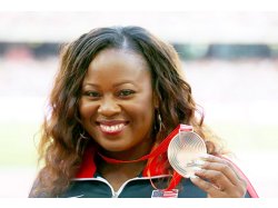 Michelle Carter, women's shot put gold medalist