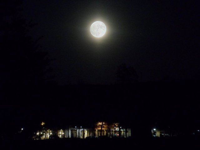 Supermoon over Mt. Laurel, Alabama, Nov. 13, 2016