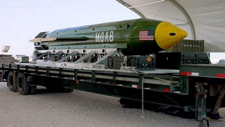 Massive Ordnance Air Blast non-nuclear bomb