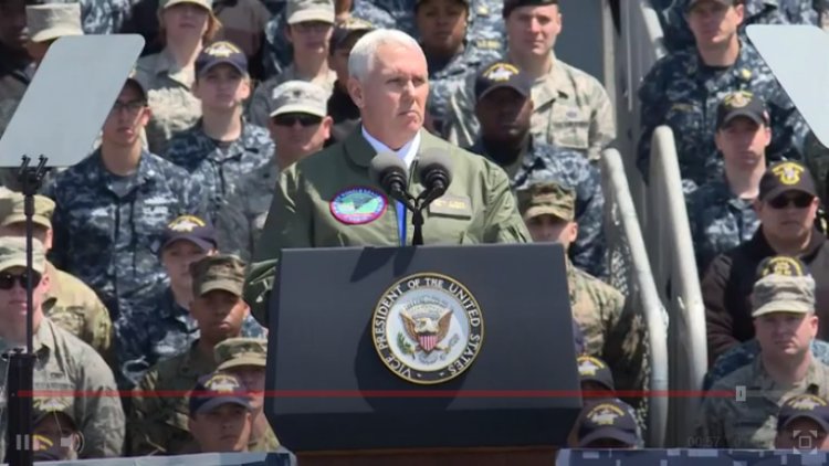 Mike Pence calls North Korea 'most dangerous threat'