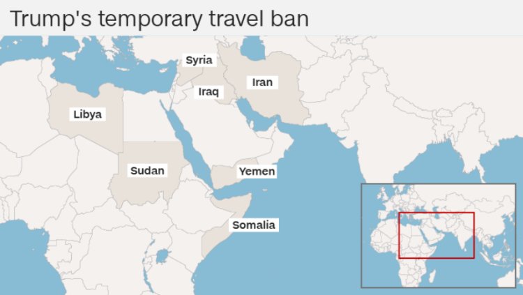President Trump's temporary travel ban countries