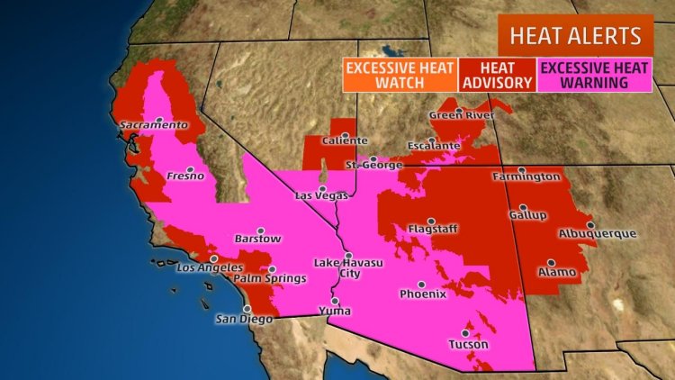 Southwest heat alerts