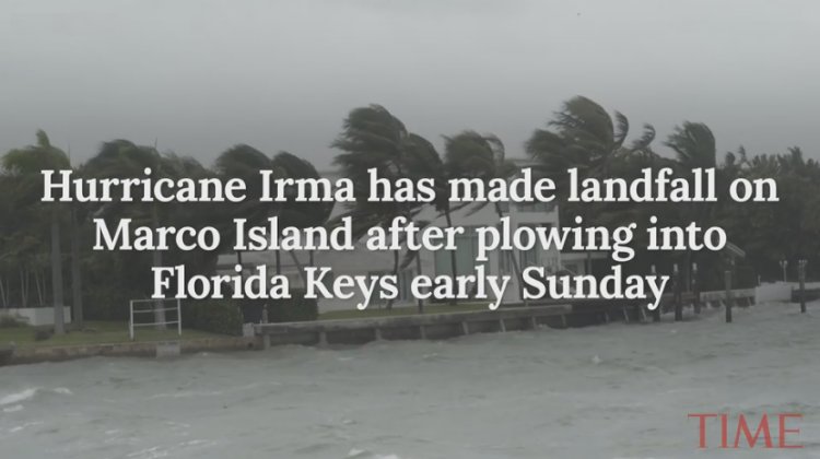 Hurricane Irma is currently slamming through Florida. The massive hurricane has passed over Key West and Marco Island.
