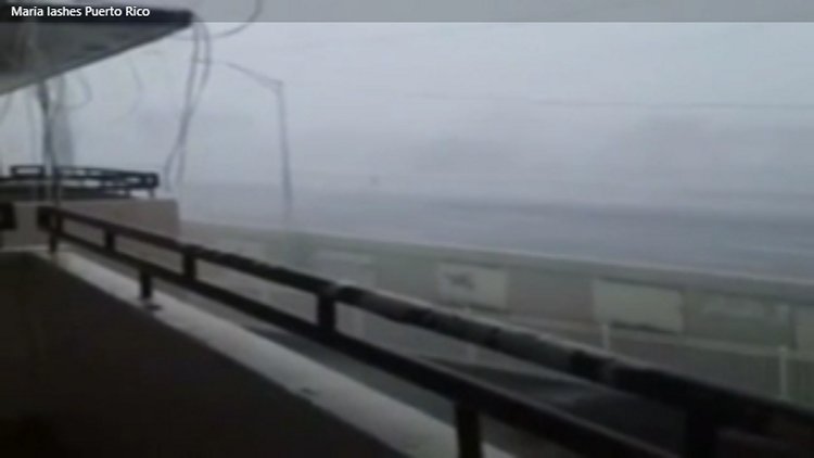 Maria lashes Puerto Rico