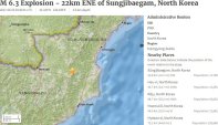 Magnitude 6.3 nuclear explosion in North Korea