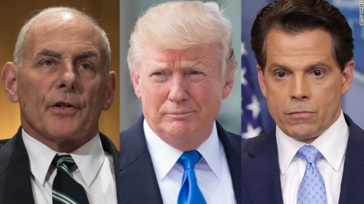 John Kelly, Donald Trump & Anthony Scaramucci