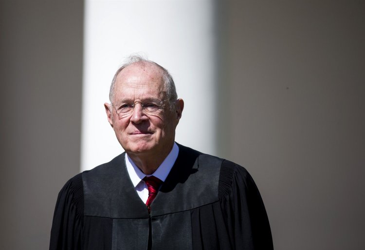 Supreme Court Justice Anthony Kennedy at the White House on April 10, 2017. Eric Thayer / Getty Images