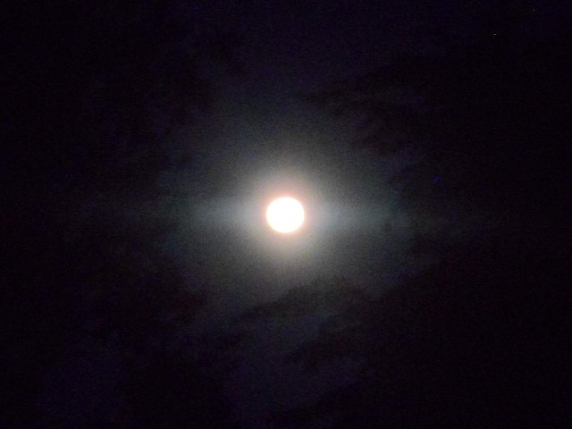 Memorial Night full moon
