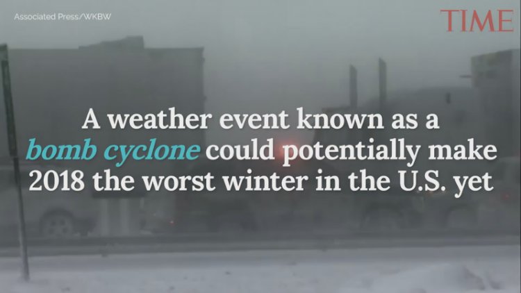 A weather event known as a bomb cyclone could potentially make 2018 the worst winter in the U.S. yet