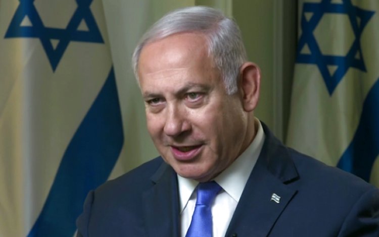 Prime Minister Benjamin Netanyahu in an interview with CNN, September 28, 2018 (CNN screenshot)
