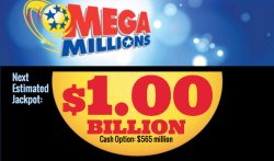 $1 billion estimated Mega Millions jackpot