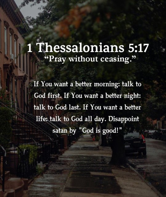 Pray without ceasing