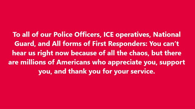 Thank you law officers