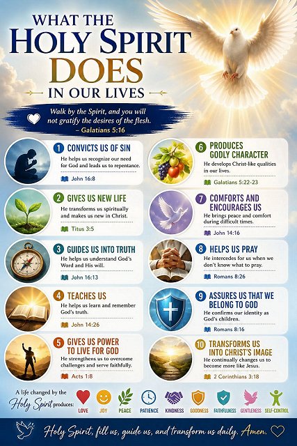 What the Holy Spirit does