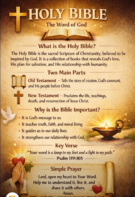 What is the Holy Bible?