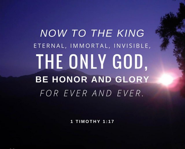 King the only God