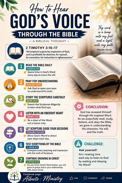 God's voice through the Bible