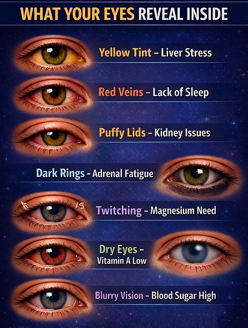 What eyes reveal inside