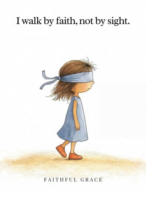 Walk by faith, not by sight
