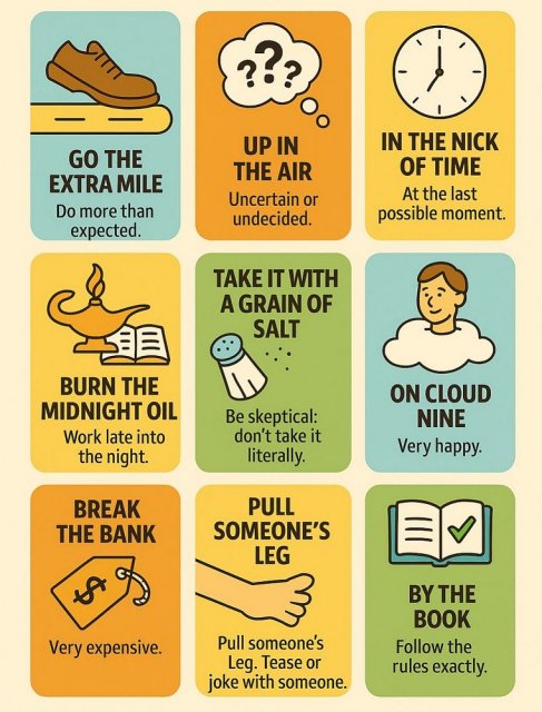 Idiomatic expressions