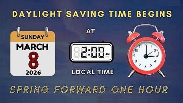 Daylight Saving Time begins