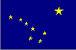 Alaska State Flag: 110 x 73