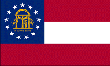Georgia State Flag: 110 x 73