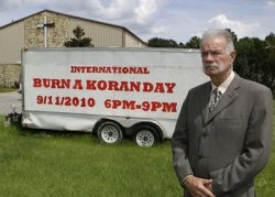 Pastor Terry Jones, of the Dove World Outreach Center in Gainesville, FL, says he plans to burn copies of the Koran to mark the September 11, 2001 terrorist attacks, despite the potential security threat it will create for U.S. forces in Afghanistan.