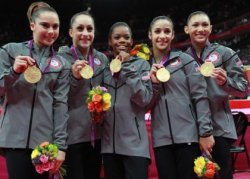 U.S. Women's Olympic Gymnastics Team: Gold Medalists