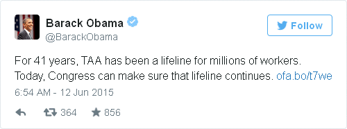 Barack Obama tweet