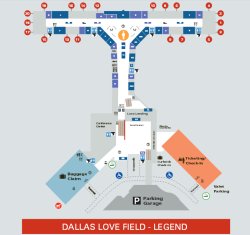Dallas Love Field layout