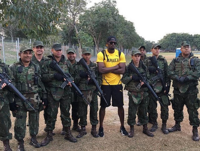 Jamaican sprinter Usain Bolt