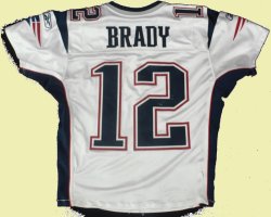 Tom Brady's #12 jersey, found