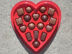 Elmer assorted Valentines chocolates