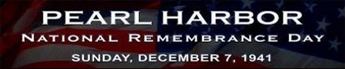 Pearl Harbor National Rembrance Day