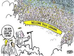 Billy Graham welcomed in heaven