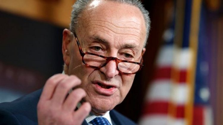 Senate Minority Leader Chuck Schumer faced heavy pressure to end the filibuster of a government funding measure. (AP)