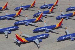 Grounded Southwest Airlines planes